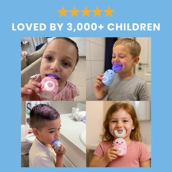 U-Shaped Electric Toothbrush for Kids | Hands-Free, Sonic Cleaning & Adjustable Modes for Fun Dental Care