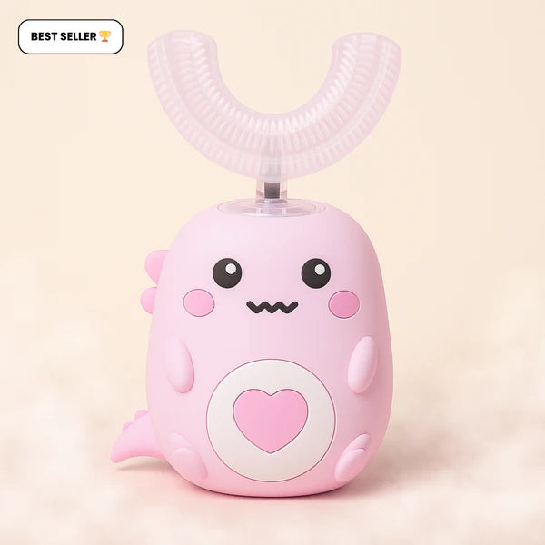 U-Shaped Electric Toothbrush for Kids | Hands-Free, Sonic Cleaning & Adjustable Modes for Fun Dental Care