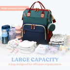 Diaper Bag | Waterproof, Multi-Pocket Design for Moms on the Go