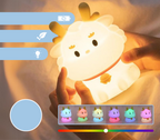 LED Nightlight for Kids - Soft Glow Baby Night Light with Adjustable Brightness for Nursery, Bedroom & Toddler Sleep Aid