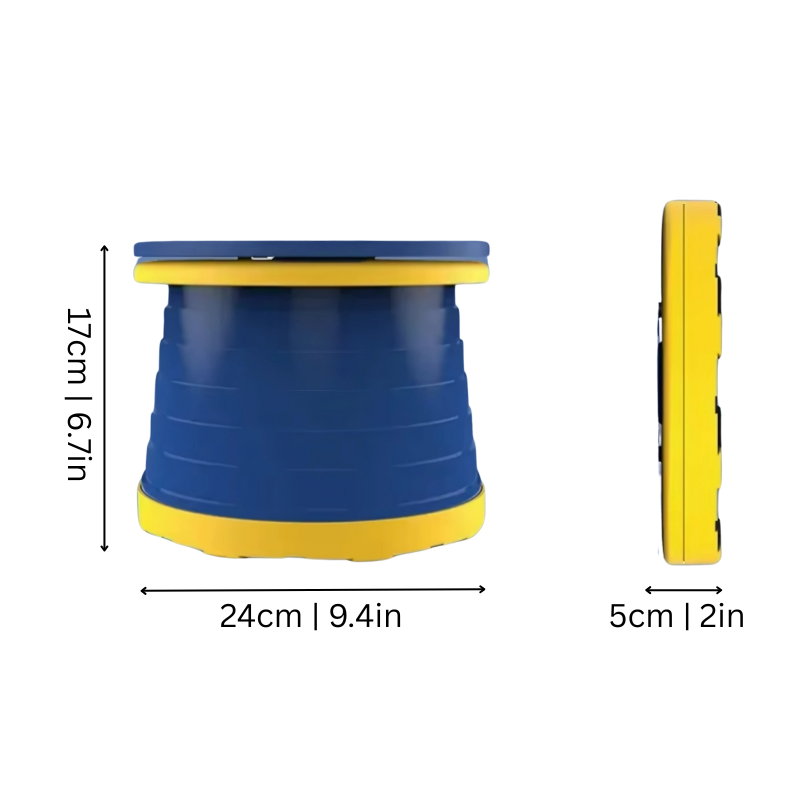 Foldable Toddler Travel Potty | Ultra-Portable, Lightweight & Hygienic Waste Disposal for Stress-Free Outings