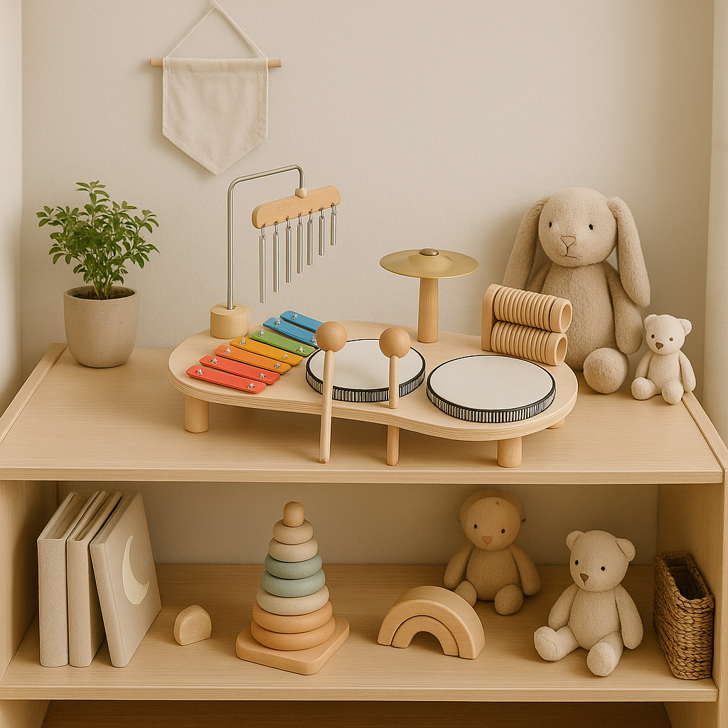 Wooden Baby Music Set | Engaging Instruments for Creativity & Brain Development