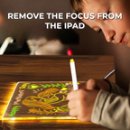 Children's Light Up Drawing Pad | Glow Art Neon Drawing Board for Kids