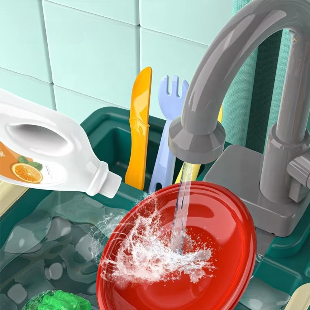 Magic Water Play Kitchen | Realistic Tap, Safe Materials & Engaging Role-Play for Kids