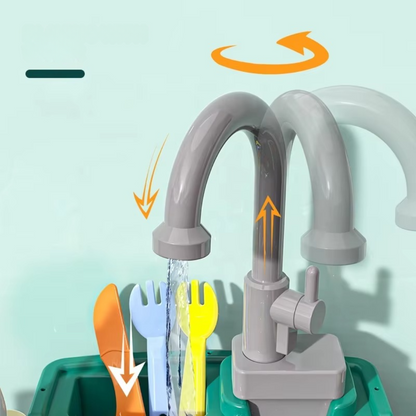 Magic Water Play Kitchen | Realistic Tap, Safe Materials & Engaging Role-Play for Kids