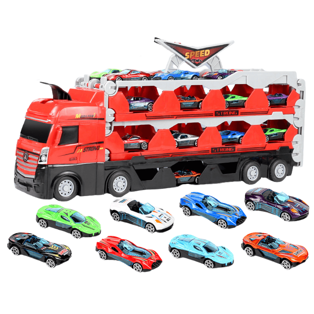 Multifunctional Toy Truck with Launch Track | Durable, Interactive & Ideal for Kids Aged 3+ Who Love Racing Adventures