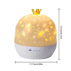 2-in-1 Children's Night Light Projector | Soothing Ocean Projections & Soft Lighting for Peaceful Sleep