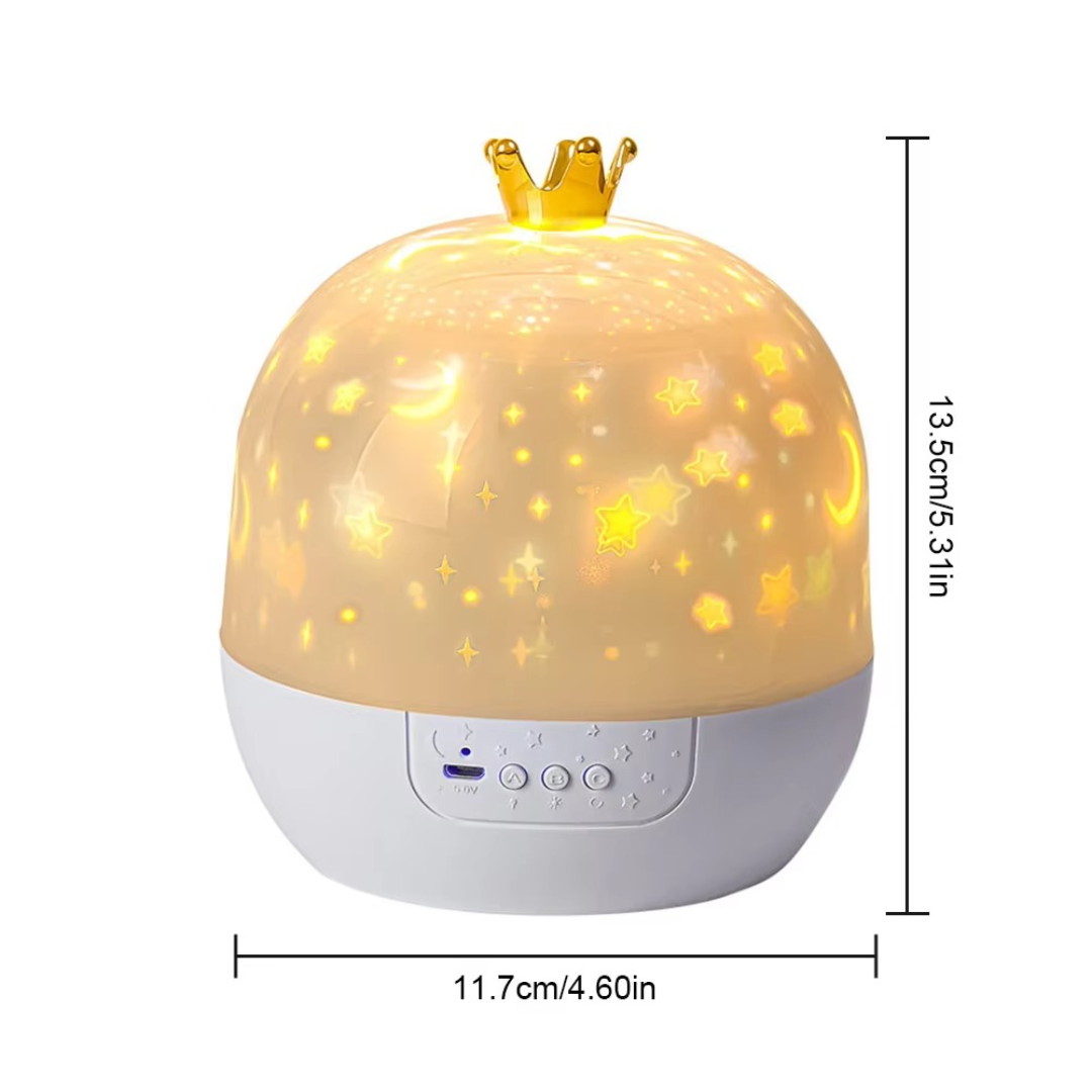 2-in-1 Children's Night Light Projector | Soothing Ocean Projections & Soft Lighting for Peaceful Sleep