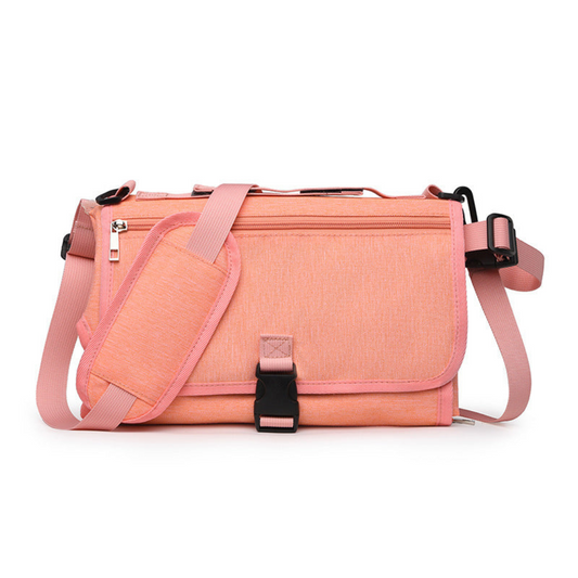 Compact Changing Mat with Pockets | Waterproof, Portable & Organized for On-the-Go Diaper Changes
