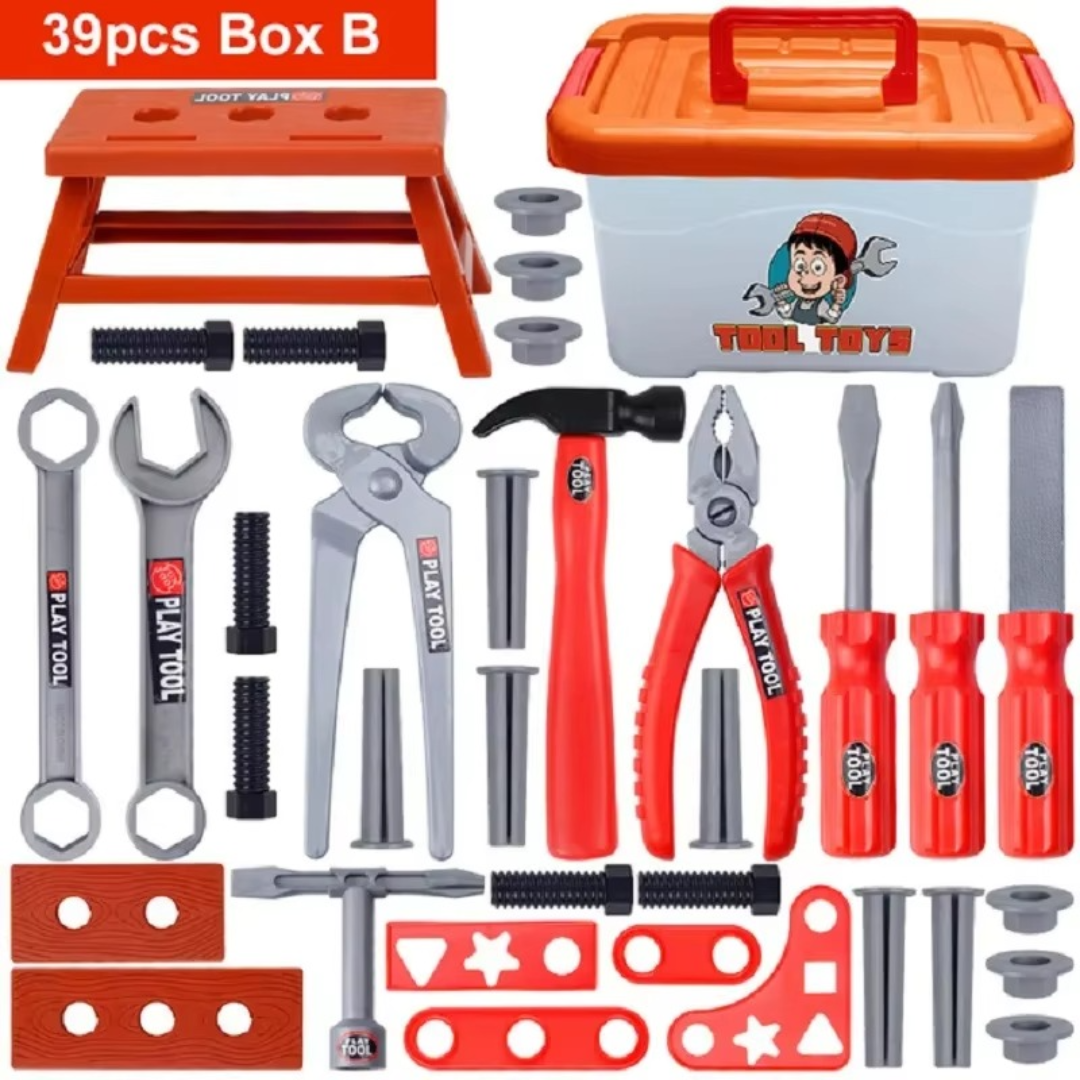 Child-Safe Tool Play Set | Non-Toxic, Lightweight Tools for Creative Imaginative Play and Skill Development