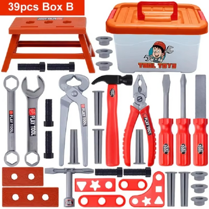 Child-Safe Tool Play Set | Non-Toxic, Lightweight Tools for Creative Imaginative Play and Skill Development
