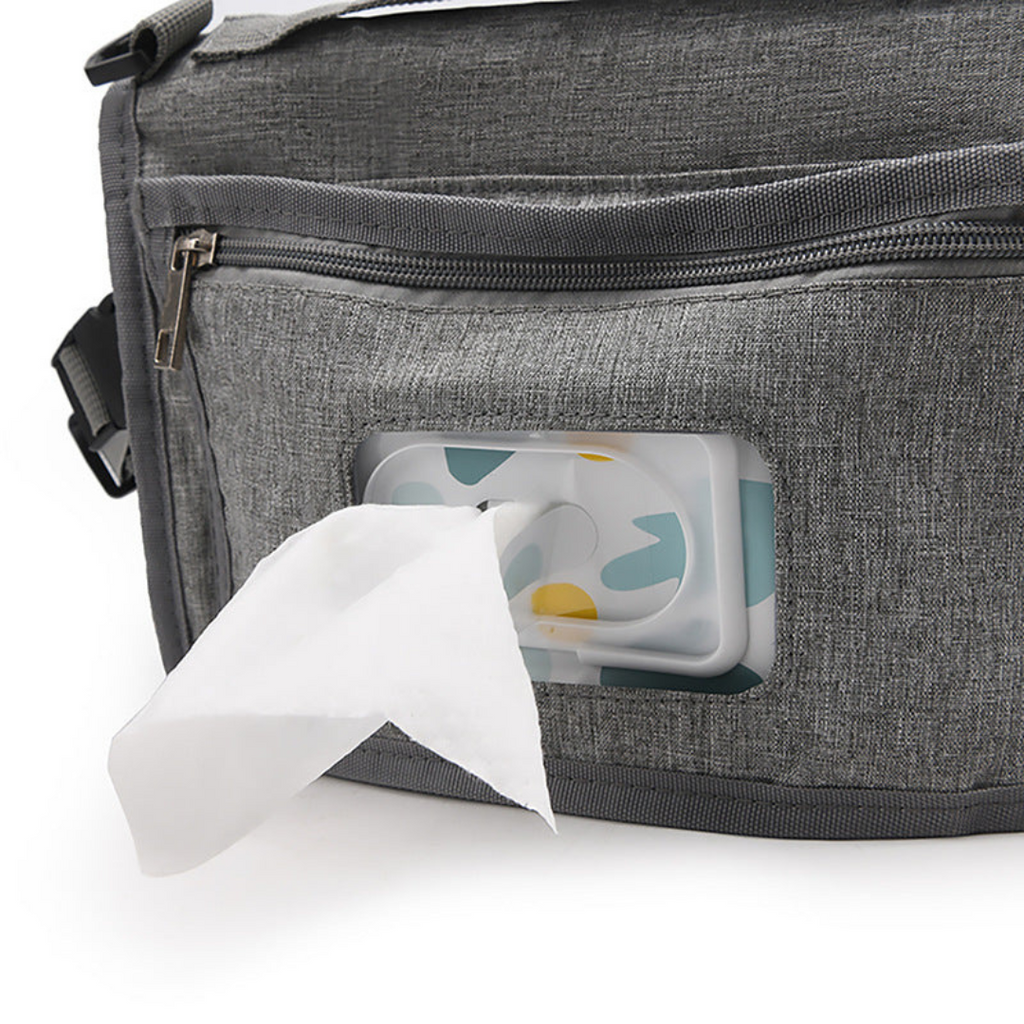 Compact Changing Mat with Pockets | Waterproof, Portable & Organized for On-the-Go Diaper Changes