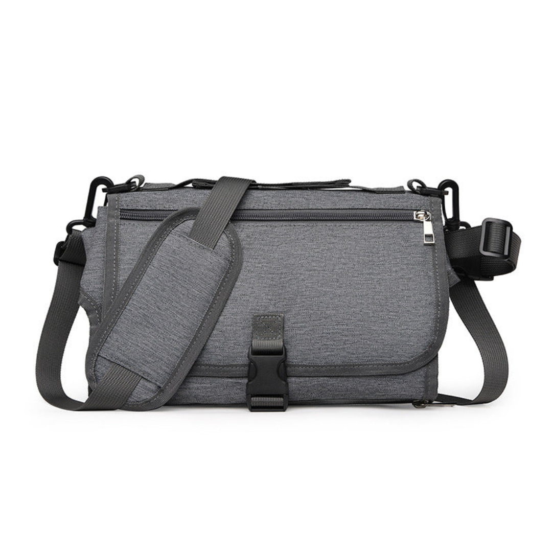 Compact Changing Mat with Pockets | Waterproof, Portable & Organized for On-the-Go Diaper Changes