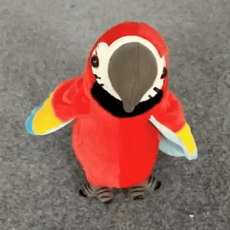 Talking Parrot Toy for Kids | Soft, Interactive & Enhances Language Skills for Ages 1-5+