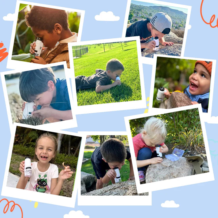 Pocket Handheld Microscope | Compact, Easy Setup & Ideal for Young Explorers in Nature