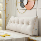 Luxury Chic Wedge Pillow | Backrest Cushion for Bed