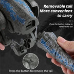 Remote Control Dinosaur Robot – Lifelike Velociraptor Toy with Sound, Lights & Realistic Movements