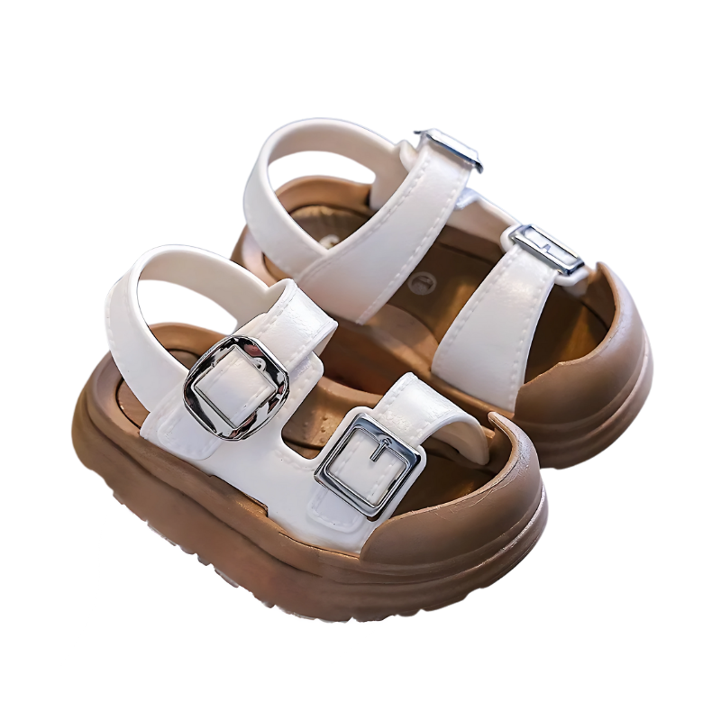 Buckle Sandals for Kids | Soft, Anti-Slip Sole & Comfortable for Daily Play and Beach Outings (Ages 2-5+)