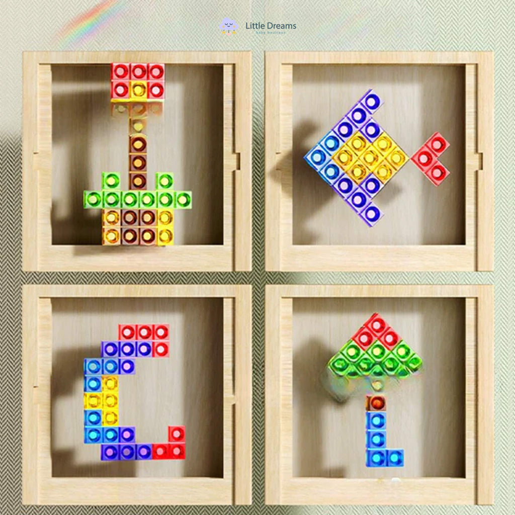 Wooden Tetris Puzzle Game | Enhances Creativity, Problem-Solving & Fine Motor Skills for Kids