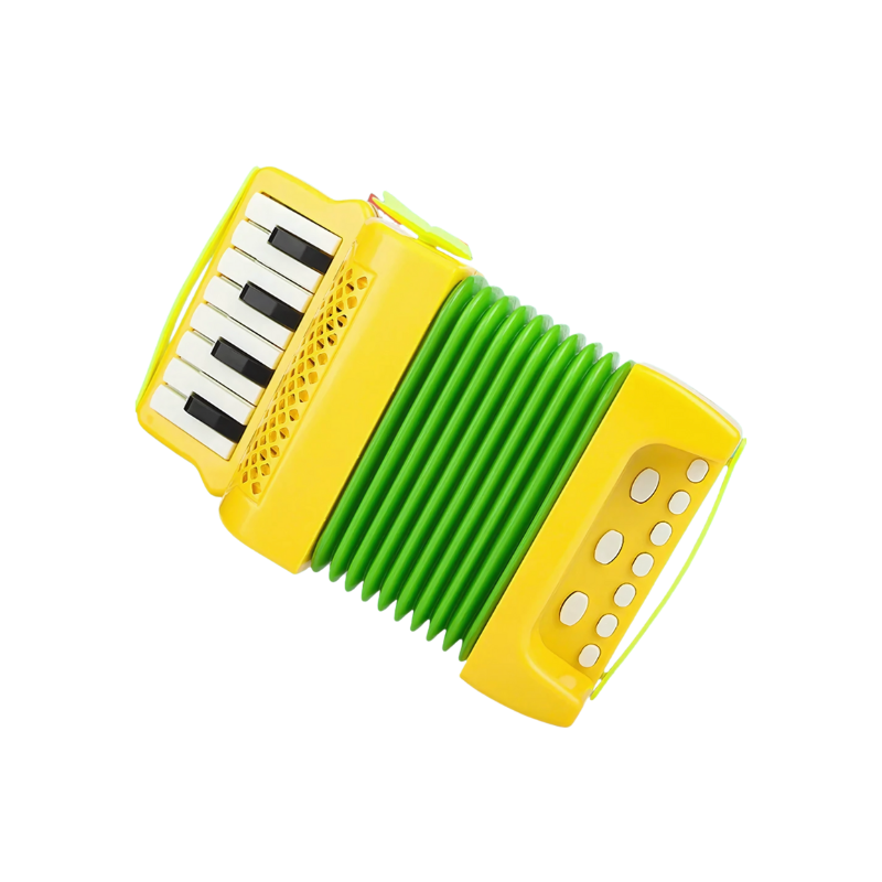 Colorful Accordion Toy for Kids | Lightweight, Ergonomic Design to Boost Rhythm Skills & Creativity for Ages 4-5+