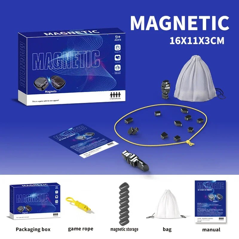 Magnetic Chess Game | Portable, Educational & Fun for Family Gatherings and Kids 3+