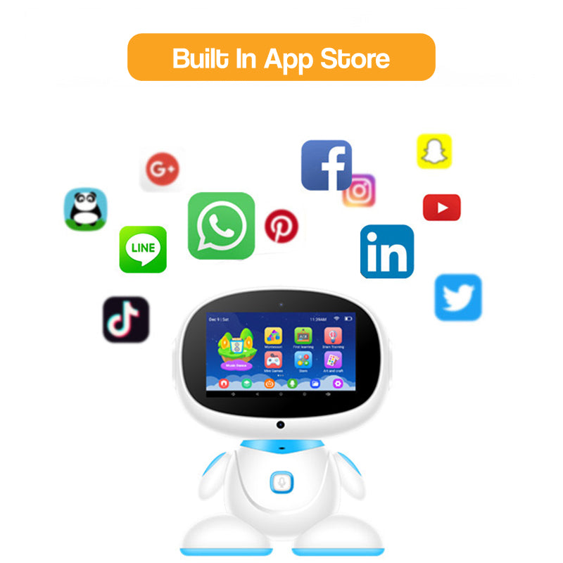 AI-Powered STEM Learning Robot | Interactive Apps, Karaoke & Dancing Fun for Kids Aged 6+