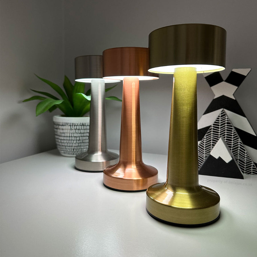 Minimalist Cordless Battery Powered Table Lamp