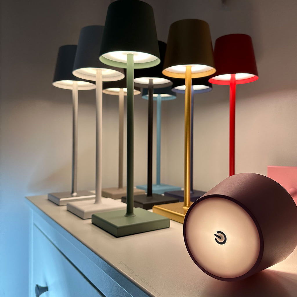 Stylish LED Bedside Lamp – Cordless, Rechargeable & Modern