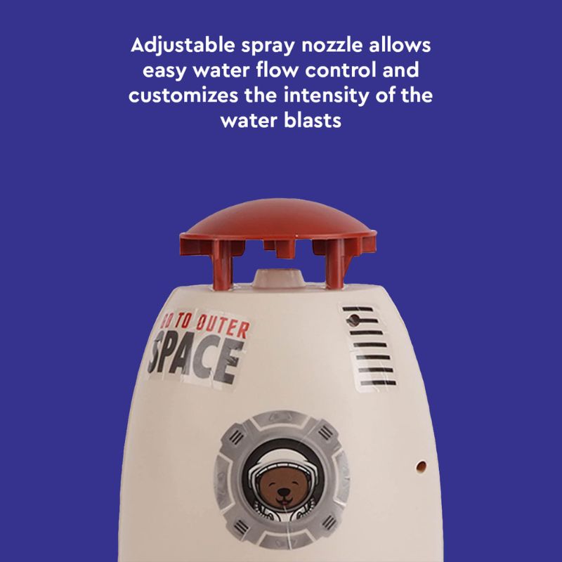 AquaBlast Rocket Sprinkler | Adjustable Spray Patterns for Thrilling Outdoor Water Fun for Kids Ages 3+