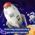 AquaBlast Rocket Sprinkler | Adjustable Spray Patterns for Thrilling Outdoor Water Fun for Kids Ages 3+
