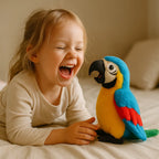 Talking Parrot Toy for Kids | Soft, Interactive & Enhances Language Skills for Ages 1-5+