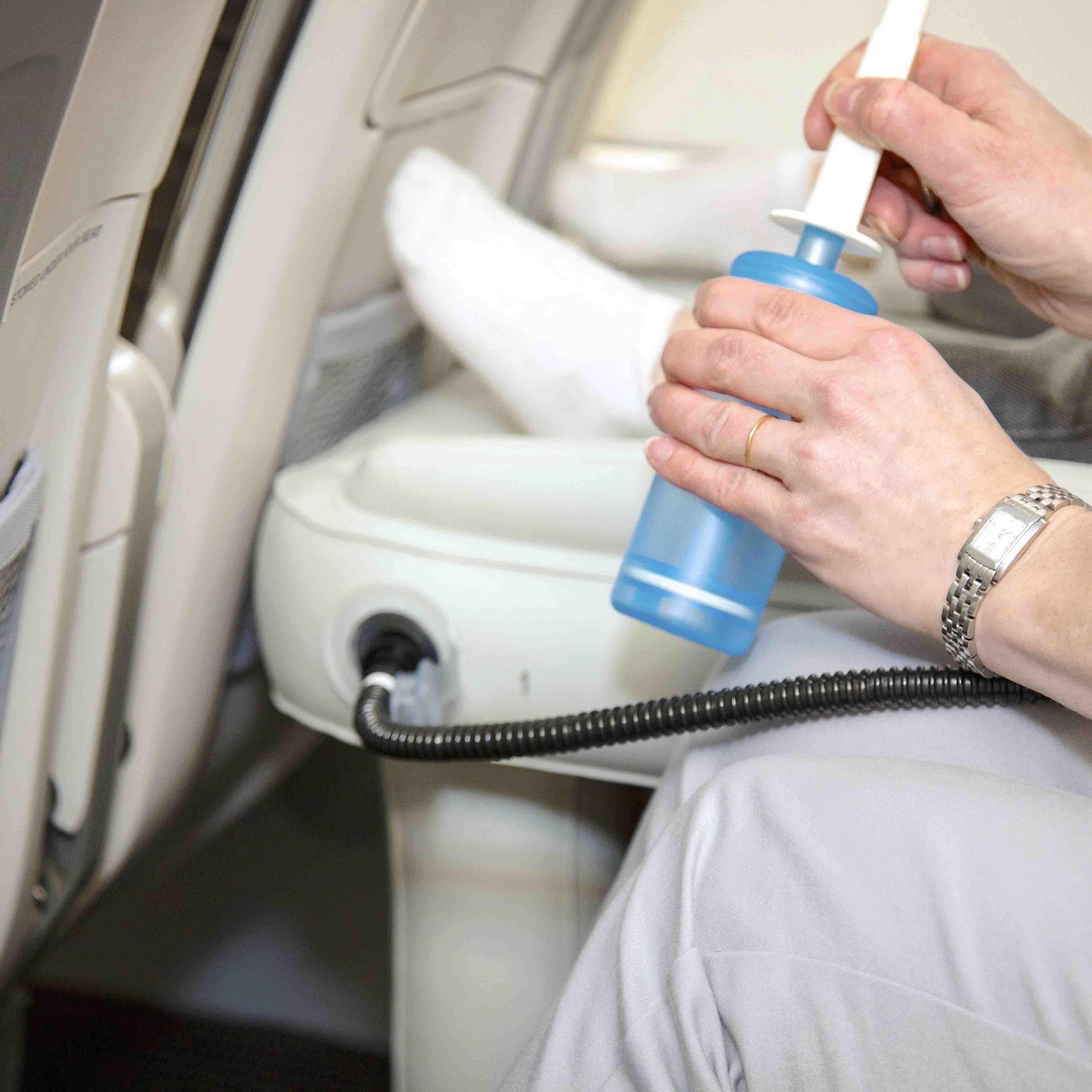 Blow Up Plane Bed Kids Air Mattress | Lightweight, Quick-Inflating & Ideal for Travel on Airplanes and Cars