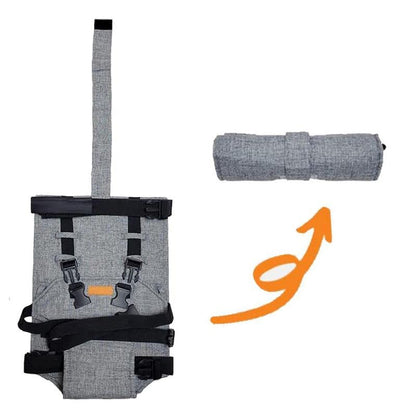 Portable Travel High Chair - Compact Booster Seat with Harness for Easy Dining Anywhere