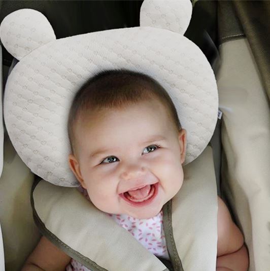 Baby Flat Head Pillow | Hypoallergenic, Breathable & Recommended for Newborns with Plagiocephaly