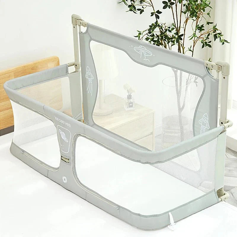 Baby Liftable Protective Side Bed | 3 in 1 Design, Portable Bed Rail for Safe Sleep at Home & Travel
