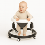 Anti Rollover Baby Walker | Adjustable Height, Wide Base & Safe for Babies Aged 6-18 Months