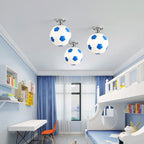 Football LED Ceiling Light | Dimmable, Energy-Efficient & Fun Design for Kids' Rooms