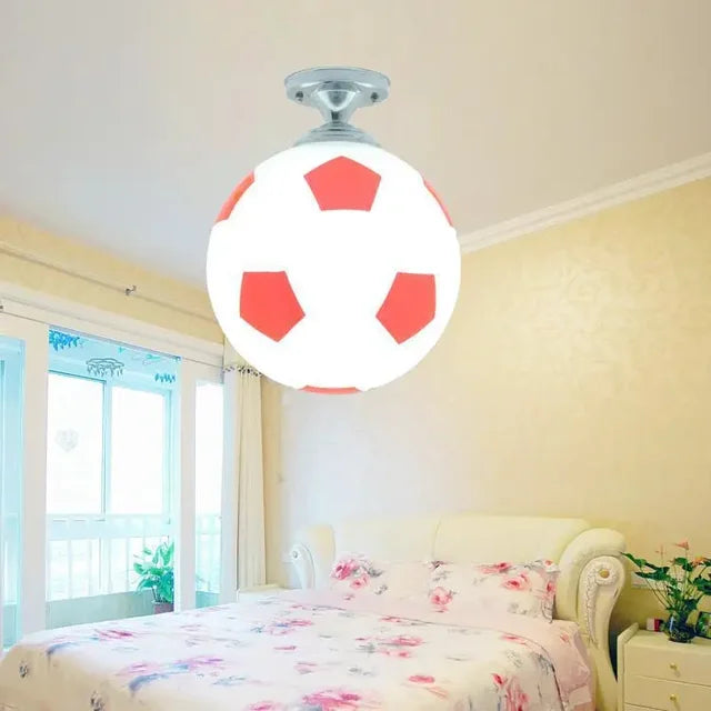 Football LED Ceiling Light | Dimmable, Energy-Efficient & Fun Design for Kids' Rooms