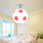 Football LED Ceiling Light | Dimmable, Energy-Efficient & Fun Design for Kids' Rooms