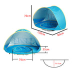 Baby & Toddler Beach Tent | UV Protection, Waterproof & Integrated Pool for Summer Fun