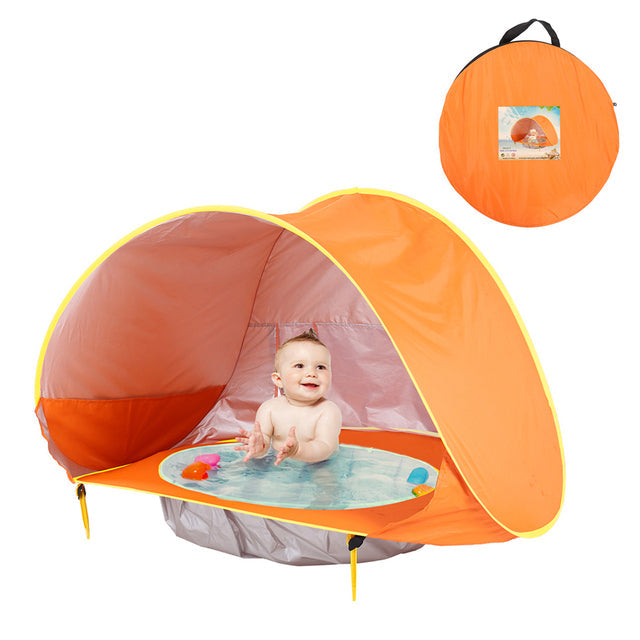 Baby & Toddler Beach Tent | UV Protection, Waterproof & Integrated Pool for Summer Fun