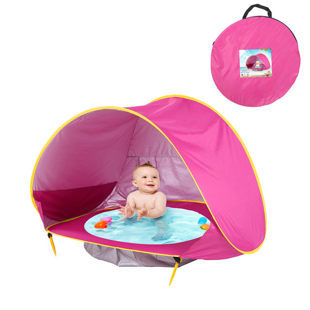Baby & Toddler Beach Tent | UV Protection, Waterproof & Integrated Pool for Summer Fun