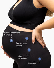 Maternity Leggings for Pregnancy – Soft, Stretchy & Comfortable Cotton Pregnancy Leggings