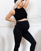 Image of Maternity Leggings for Pregnancy – Soft, Stretchy & Comfortable Cotton Pregnancy Leggings