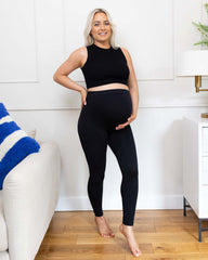 Maternity Leggings for Pregnancy – Soft, Stretchy & Comfortable Cotton Pregnancy Leggings