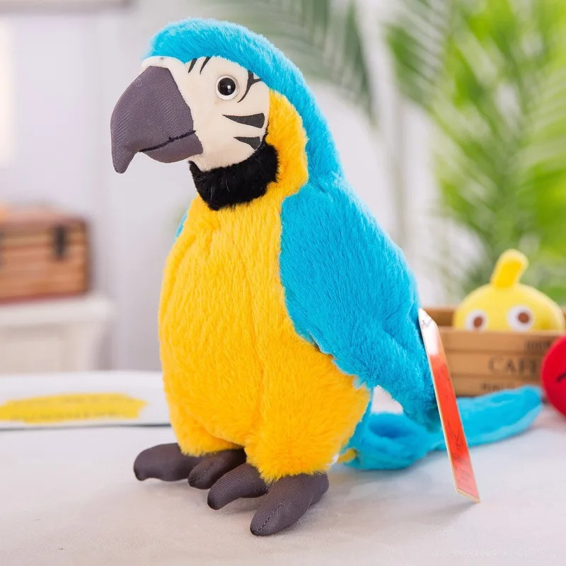 Talking Parrot Toy for Kids | Soft, Interactive & Enhances Language Skills for Ages 1-5+