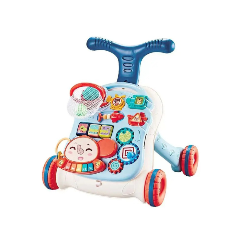 Walker for One Year Olds – Baby Activity Walker with Stable Support for First Steps & Early Balance