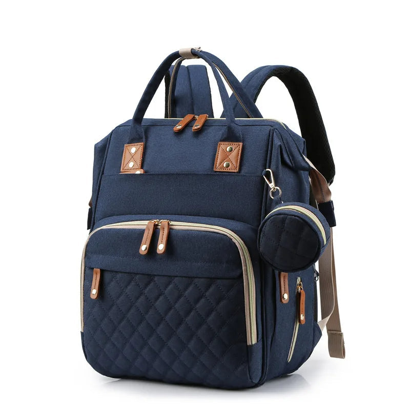 Premium Baby Changing Bag, Unisex, Waterproof, Multi-Pocket, Grey