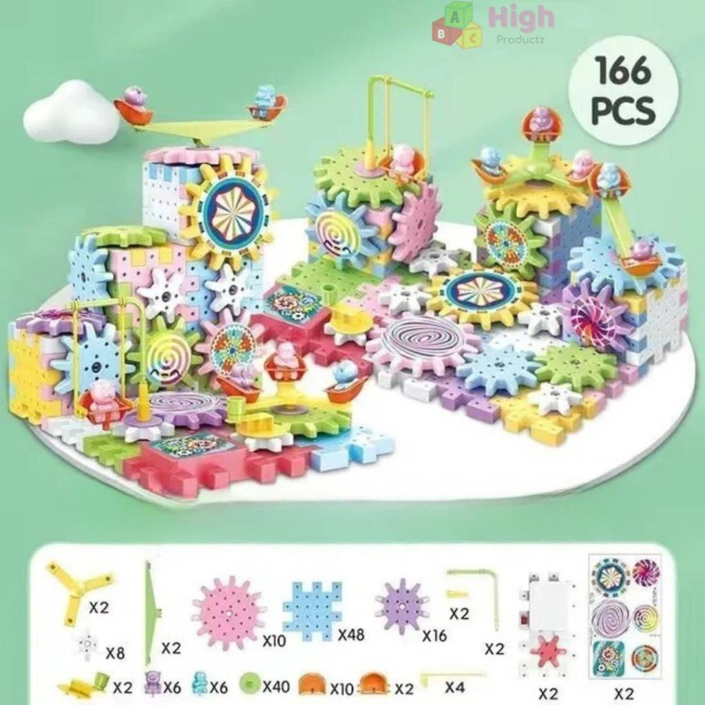 Educational Building Set for 2-3 Year Olds – Intro to Gears Kit