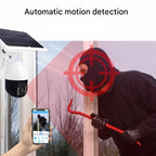 4K Wireless 360 Outdoor Security Camera | Solar-Powered, 360° Rotation & Smart Detection for Home Surveillance
